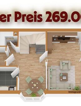 Kleines REH in ruhiger Lage + Carport + Garten + Rollläden sucht neuen Eigentümer - Syke