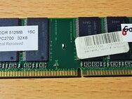 Arbeitsspeicher 512 MB DIMM, DDR PC 2700 ( HVB25D256800BT-5 ) - Verden (Aller)