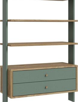 FORTE Standregal Whenua, Regal, Stauraum, trendige Farbkombination, viel Platz und Stauraum
