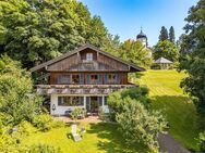 Großzügig, zentral, rustikal: Einmaliges Landhaus auf idyllischem Parkgrundstück - Bad Heilbrunn