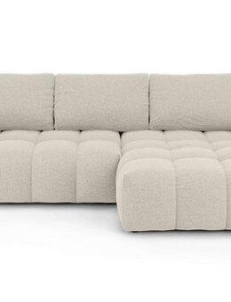 INOSIGN Ecksofa AZITA klein optionale Schlafsofa mit Bettkasten, B/T/H: 270/166,5/84cm, L-Form mit Wellenunterfederung, Bubble-Optik