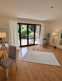 Geräumige 1-Zimmer-Wohnung mit Südterrasse, Gartenanteil, Tiefgarage in Hamburg Groß Borstel - Hamburg