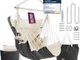 HEIMLING Hängesessel High-Class XXL Hängematte beige/anthrazit in 75217