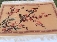 Teppich,Wandteppich, Flor 100 % Seide, China Shanghai, handgeknüpft, 122 x 76 cm - Duisburg