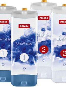 Miele Set 6x Miele UltraPhase Feinwaschmittel (bestehend aus UltraPhase 1 und 2 – Halbjahresvorrat)