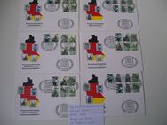 Zusammendrucke, Briefmarken, Bund, W79-W94 kompl,. gestempelt - Erftstadt
