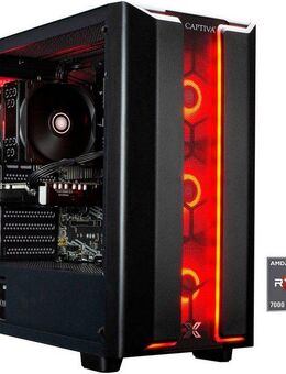 CAPTIVA Advanced Gaming R94-115 Gaming-PC (AMD Ryzen 7 7800X3D, GeForce RTX 5060 Ti, 32 GB RAM, 1000 GB SSD, Luftkühlung)