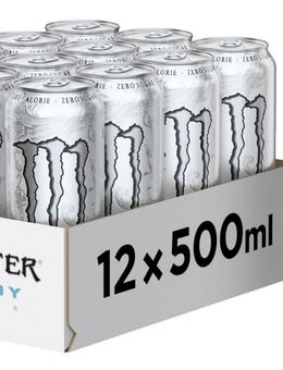 Monster The Doctor - Energetisches Getränk, 500ml (12er-Pack) Zero Ultra - Ingolstadt
