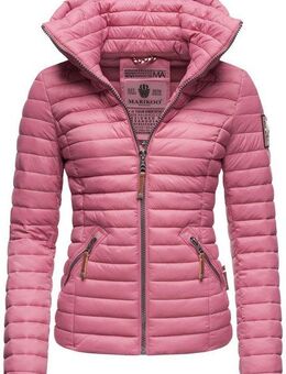 Marikoo Steppjacke Löwenbaby stylische Übergangsjacke mit abnehmbarer Kapuze