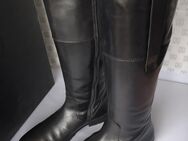 Di Marzio Echtleder-Stiefel - Innenreißverschluss Gr. 39 schwarz - Recklinghausen