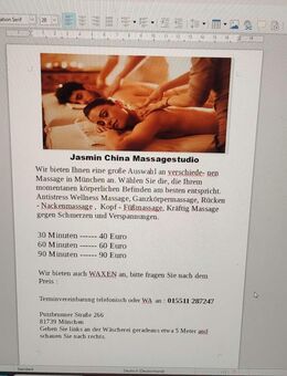 China und Thai Massage - München