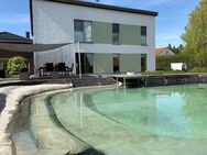 Modernes EFH (KfW 40) mit Schwimmteich + multifunktionalem Nebengebäude ( 78 m²) - Pantelitz