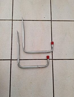 2x Set Wand-Haken Geräte-Träger Werkzeug-Halterung Schlauch-Halter Garage Keller - Essen