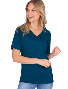 Trigema T-Shirt TRIGEMA V-Shirt aus 100% Bio-Baumwolle (kbA) (1-tlg)
