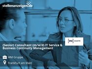 (Senior) Consultant (m/w/d) IT Service & Business Continuity Management - Frankfurt (Main)