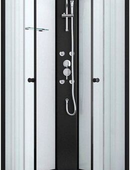 Sanotechnik Komplettdusche Reload, BxT: 90x90 cm, Einscheibensicherheitsglas, Viertelkreisdusche, mit Massagedüsen
