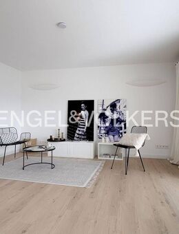 3-Zimmer-Wohnung mit offener Wohnküche, Südbalkon und Design-Bad nahe Kunsthalle - Wanne - Tübingen