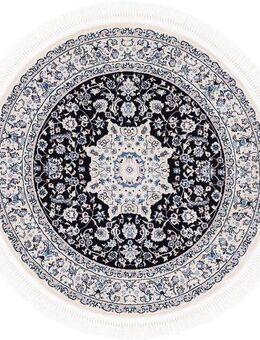 carpetfine Teppich Nain Diane, rund, Höhe: 8 mm, Kurzflorteppich, Orient Look