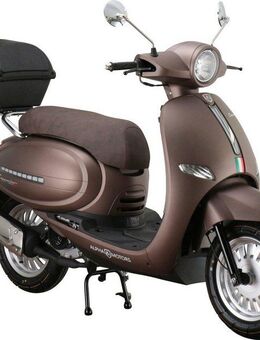 Alpha Motors Motorroller Cappucino, 125 ccm, 85 km/h, Euro 5+, (Spar-Set, mit Topcase), inkl. Topcase