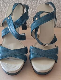 Nine West Plateau-Sandaletten, High Heels, Leder, 41,5 - Berlin Steglitz-Zehlendorf