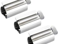 Maximex Tubenquetscher Tubenpresse EDELSTAHL (3 St), Edelstahl, mit Stehfunktion, für Zahnpasta-, Creme- & Lebensmitteltuben