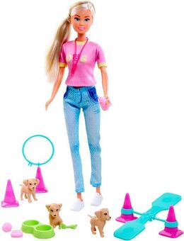 SIMBA Anziehpuppe Steffi Love, Dog Trainer