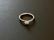 Ring/Verlobungsring Platin mit Diamant (Größe 46) - Hamburg Hamburg-Nord
