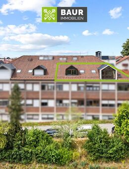 Sofort bezugsfrei! Großzügige 3-Zimmer-Dachgeschosswohnung in Bad Waldsee - Bad Waldsee