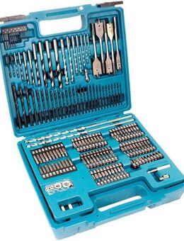 Makita Bohrer- und Bitset, 256-tlg., inkl. Aufbewahrungskoffer