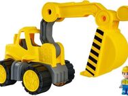 BIG Spielzeug-Bagger Power-Worker Bagger + Figur, Made in Germany