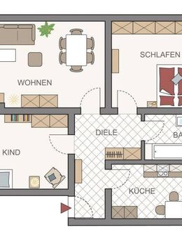 Große 3-Zimmerwohnung in zentraler Lage - Strausberg