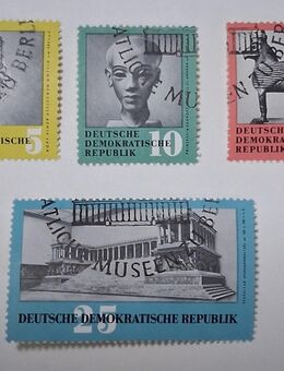 DDR 1959 zurückgebene Kunstwerke komplett gestempelt - Görlitz