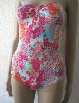 NEU * Sexy * ausgefallen * Mille * Petit Fleurs * Blumen * Blüten * Flower- Power * Neckholder * Badeanzug * Body * Einteiler "H&M* Gr. 34- 36/ XS- S * bunt * - Riedlingen