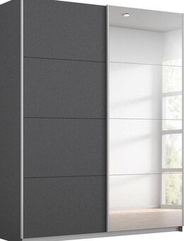 INOSIGN BY RAUCH Schwebetürenschrank Kleiderschrank Schrank Garderobe Schlafzimmerschrank THANOS (in 3 verschiedenen Ausstattungen BASIC/CLASSIC/PREMIUM) Optional mit Spiegel, Metall-Griffleisten alufarben MADE IN GERMANY