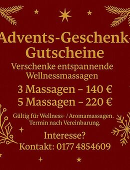 🎄 Advents-Angebot – Massage-Geschenkgutscheine 🎄 - Bremen