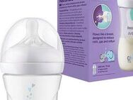 Philips AVENT Babyflasche Natural Response SCY673/81, mit dem AirFree Ventil, 260ml, ab dem 1. Monat
