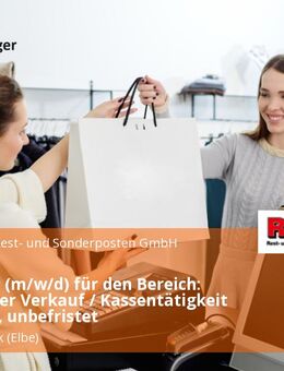 Verkäufer (m/w/d) für den Bereich: allgemeiner Verkauf / Kassentätigkeit in Teilzeit, unbefristet - Schönebeck (Elbe)