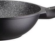 GSW Wok Easy Click, Aluminiumguss (1-tlg), abnehmbarer Griff, Ø 28 cm, Induktion