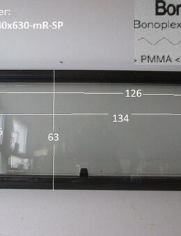 Wohnwagenfenster Bonocar Bonoplex 5800/6010 D2258 ca 134 x 63 bzw 126 x 55 Sonderpreis (zB Hobby) mit Rahmen (Sonnenschutz und Fliegengitter) - vmtl VW T4 BJ 94 - Schotten Zentrum
