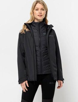 Jack Wolfskin 3-in-1-Funktionsjacke GLAABACH 3IN1 JKT W (2 teilig)