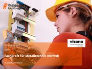 Fachkraft für Metalltechnik (m/w/d) - Weil (Rhein)