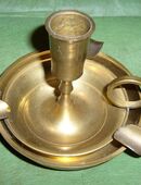 Messing Kerzenleuchter-Aschenteller-Set in 47807