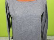 Box#72 Jean Pascale Pulli S 36 dünner Pullover grau langarm Sweatshirt Shirt - Mühlberg (Elbe)