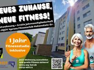 Schöne, großzügige 2-Raum-Wohnung mit großem Südost-Balkon am Stadtrand, kautionsfrei! + Gratis Jahresmitgliedschaft im Fitnessclub Injoy Xpress HOT - Hohenstein-Ernstthal