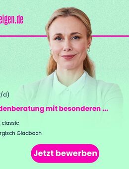 Kundenberatung mit besonderen Aufgaben in der Krankenversicherung (w/m/d) - Bergisch Gladbach
