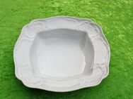 Weiße quadratische Porzellan Servierschale SANSSOUCI von ROSENTHAL / Reliefmotiv - Zeuthen