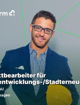 Projektbearbeiter (m/w/d) für Stadtentwicklungs-/Stadterneuerungsprojekte Vollzeit / Teilzeit - Kronshagen