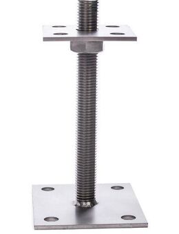 PT280 Pfostenträger höhenverstellbar aus Edelstahl 25-280 mm - Hiddenhausen