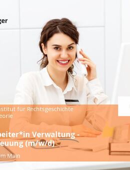 Sachbearbeiter*in Verwaltung - Gästebetreuung (m/w/d) - Frankfurt (Main)