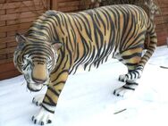 Dekofigur Tiger lebensgross 1,70 m lang Gartendeko - Hergisdorf